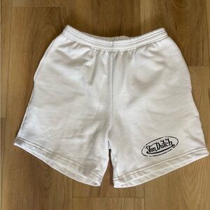 NWOT - Von Dutch 
Mens Von Dutch White Athletic shorts